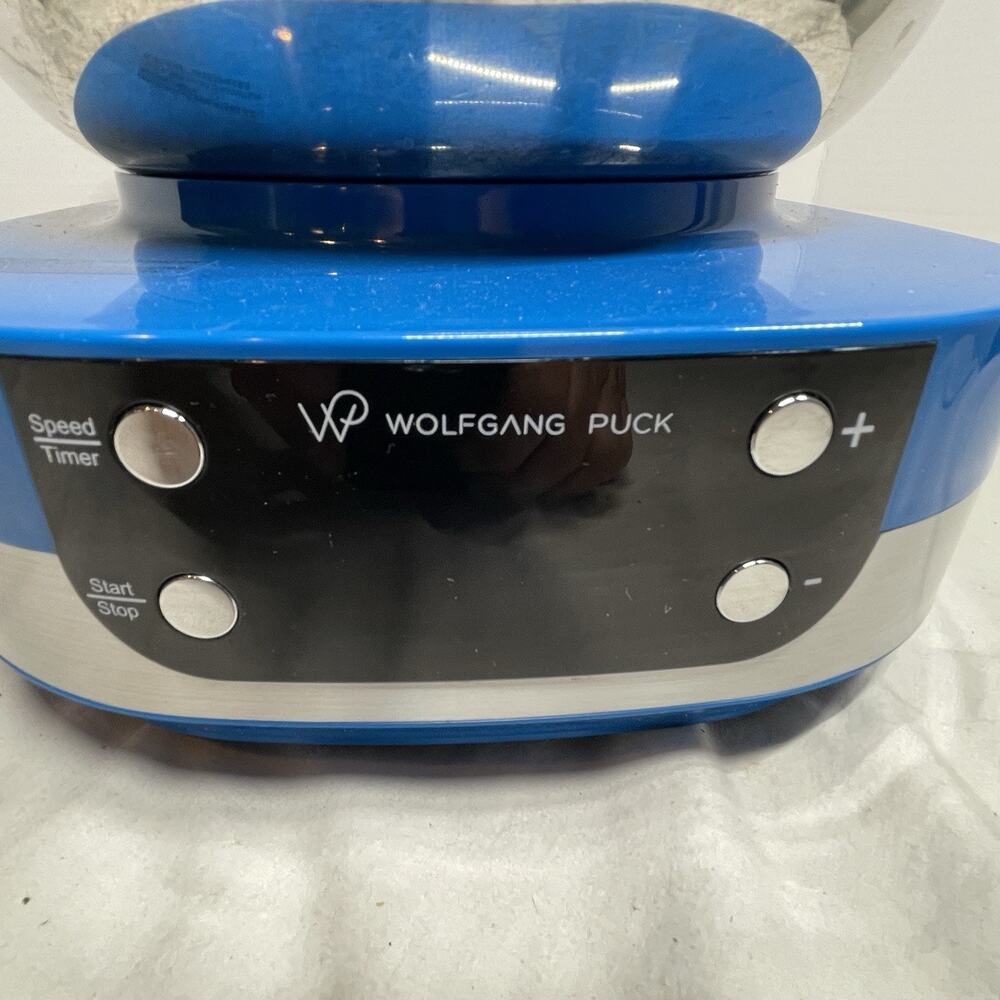 Wolfgang Puck 5-Quart 600-Watt Programmable Universal Mixer Model BKMT0020 Blue
